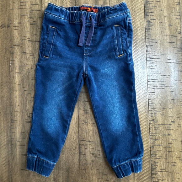 7 For All Mankind Blue Kids Jogger Pants - Picture 1 of 7